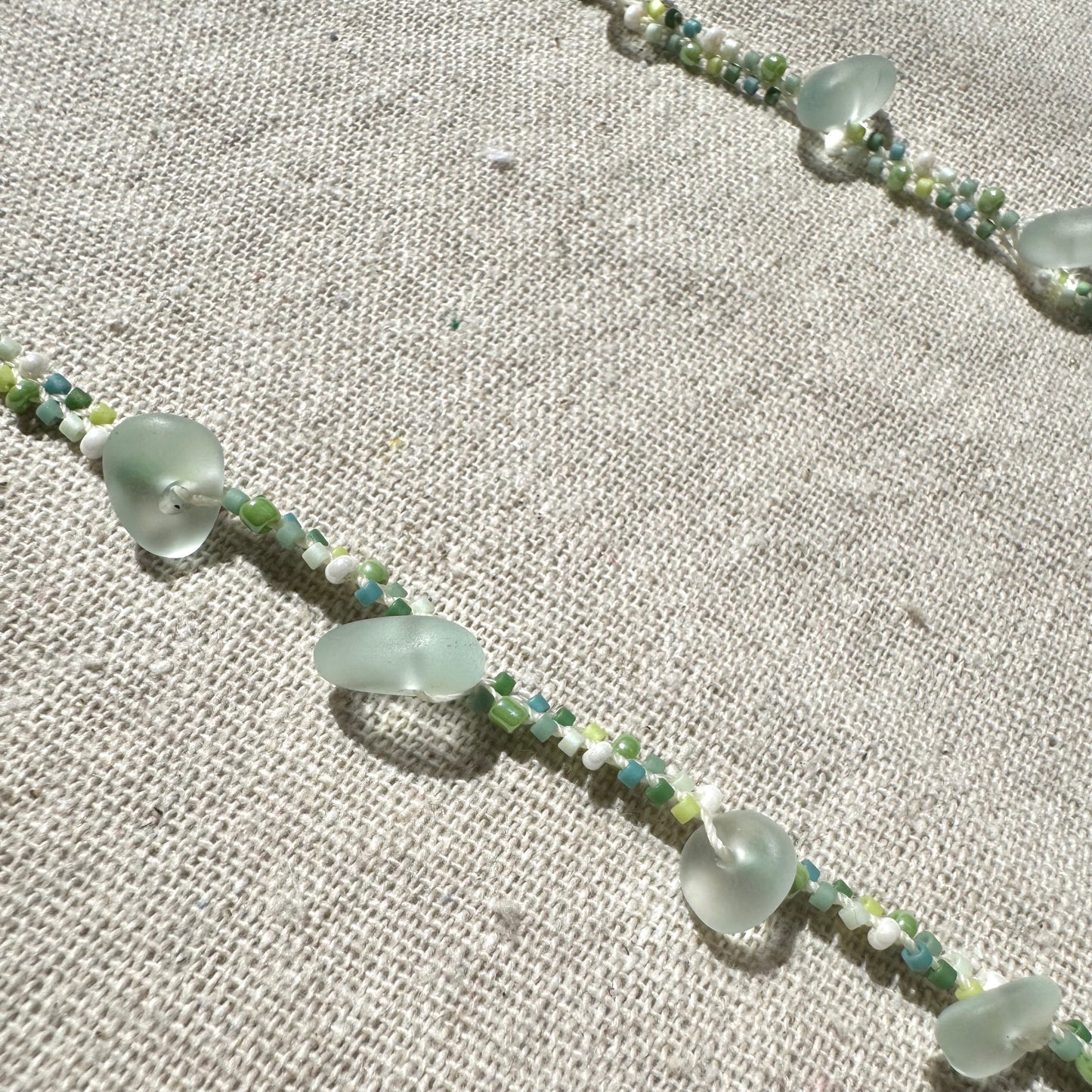 F.Woven Sea glass, weaving seas